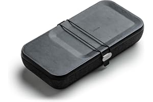 Orbitkey Nest | tragbarer und anpassbarer Schreibtisch-Organizer mit integriertem kabellosem Ladegerät | bewegliche Trennwände | schwarz