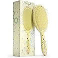 FRAMAR Wet Hair Brush Women – Detangle Hair Brush, Hairbrushes For Women, Hairbrush, Hair Brushes, Effortlessly Detangles and Saves Time – Yellow Flowers