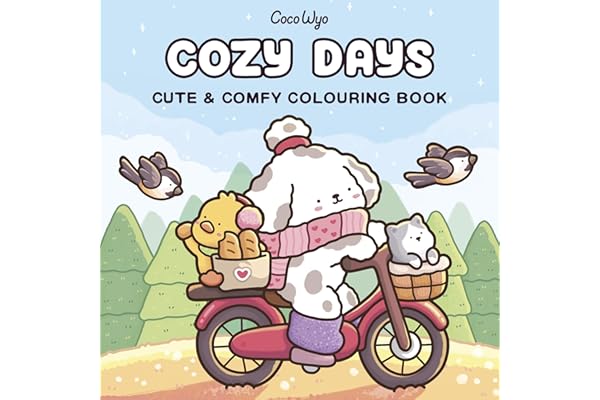 #4 — Cozy Days: A cute and comfy colouring book (Coco Wyo)
