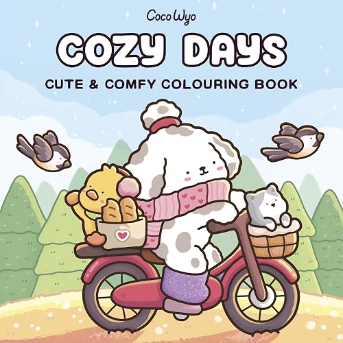 #4 — Cozy Days: A cute and comfy colouring book (Coco Wyo)