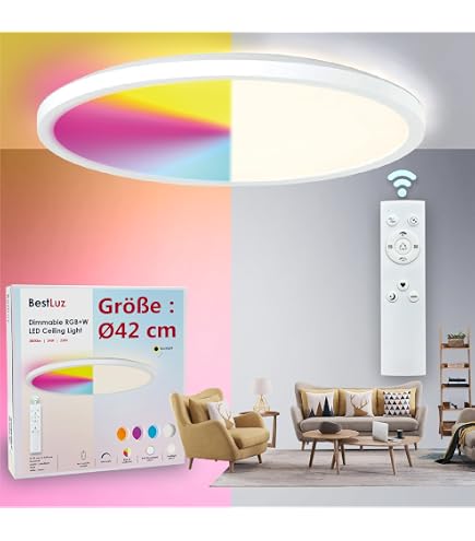 Mextronic LED-Deckenpanel 1195x295 Mm, 42 W, Tunable White (3000–5000 K), Dimmbar, Inkl. Fernbedienung