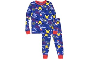 Pokemon Pigiama Bambino | Pigiami Pikachu in Morbido Cotone | Pigiama Bambini Ufficialmente con Licenza