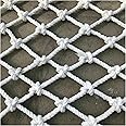AWSAD Child Safety Net, 6mm Thick Dog Cat Net Anti Falling Hammock Swing Climbing Net Balcony Window Deck Staircase Protection Fence (Color : 5cm mesh, Size : 2x6m(7x20ft))