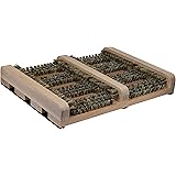 kaufMAX Schuhputzer/Schuhabstreifer Logan NATUREstyle (36x27x5) perfekte Fussabtreter aus Buche mit PVC-Borste für innen und 