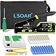 Lsoar RJ45 Crimp Tool Kit Pass Through RJ45 Crimper, Ethernet Crimping Tool Kit