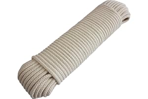 Haushalt-Krausse.de Wäscheleine Baumwolle 7mm; 20m, 30m, 30m, 40, 50m, 60m oder 70m