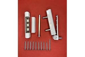 FTF - FENSTERTECHNIK Juego de reparación original de Winkhaus para ventanas de plástico compuesto por rodamientos de esquina, rodamientos de tijera para la serie aktivPilot autoPilot, incluye set de fijación (plata con