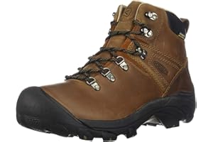 KEEN Herren Pyrenäen-Leder, Mittelhoch, Wasserdicht Wanderstiefel