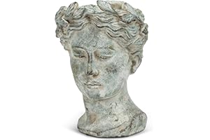 Abbott Collection Small Women Head Planter 8.5" Height