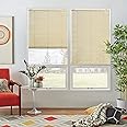 Deco Window Venetian Blinds for Windows (36 Inches W X 84 Inches H, Beige Satin) Cord Mechanism to Tilt and Raise Aluminium Slats Light Filtering Shades for Home and Office