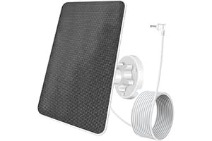 DEHKATA 6W Solarmodule kompatibel mit Spotlight Cam Plus/Pro und Stick Up Cam Akku,3m Ladekabel IP65-Solarpanel mit 5 V kontinuierlicher Aufladung