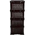 Joyful Plastic Drawer Organizer Self Standard Rectangular Multi Purpose Modular Drawer System Large Chest of Drawer Organizer for Home Office (Large, Brown)