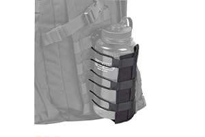 OneTigris ROC Porte-bouteille MOLLE Porte-bouteille pour bouteille de champ Carrier Extreme Minimaliste