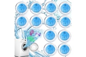 ONWON 12 Stücke Tierhaarentferner Waschmaschine,Fusselbälle Waschmaschine Fusselfänger Waschmaschine Wiederverwendbar Haarfänger Waschmaschine Fusselball für Hundehaare丨Katzenhaarentferner Waschmaschine