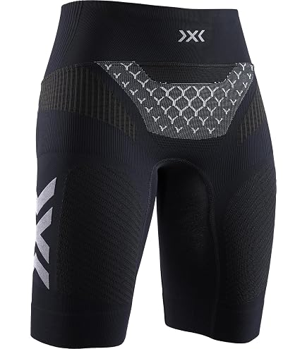 X-Bionic Xceed Run Short Tights Donna – Pantaloncini Tecnici Con Controllo Termico E Raffreddamento A Sudore – Neo Rosa, XS