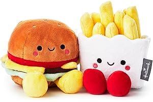 Hallmark Better Together, Burger and Fries Pair, Gift, Soft Toy, Teddy, Set of 2, Gift Set, Birthday, Valentines Day, Anniversary