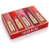 L'Oréal Paris - Coffret 5 Rouges à Lèvres - Fini Satiné - Color Riche - Teintes : Rose Tendre (303), Bois de Rose (302), Berr