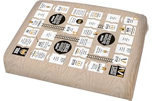 ‎CULT AT HOME CULT at home Bierkasten Aufsatz Leiter - Bierkastensitz - Sitzauflage für Bierkiste Getränkekiste - Geschenk Weihnachten Wichtelgeschenk - Hocker für Balkon Camping 44 x 34 cm