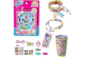 STERIX Kids Sticky Rolls Wearable Shared Sticker Jewelry Set,Includes 100 reusable mini stickers and 1 random Tags;DIY bracelet & necklace gift set suitable for children aged 5 and above