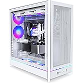 MONTECH HS01 PRO, ATX mid-size case computer case, gaming computer, high airflow, reversible layout, front net