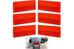 BANTI Catarifrangente Rimorchio Tondi Riflettori Rettangolare Riflettori Triangolo Riflettori per Camion, Moto, Guardrail per Trattori(10 PCS) (KIT2)