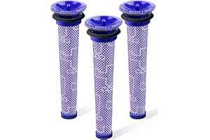 6Pack Filter Replacement for Dyson V7 V8, Whekeosh Washable 3 Pre + 3 Post Motor Vacuum Filter Kit Compatible with Dyson V7, V8 Animal and V8 Absolute Cordless Vacuum, Part # 965661-01 & 967478-01