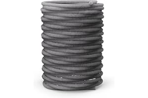 BH BAUHANDEL24 Bauhandel24-15m PE - Cordón redondo de polietileno (6 mm de diámetro, para juntas, perfil de llenado de juntas, redondo, cinta de sellado para juntas, cordón de relleno, junta de manguera)