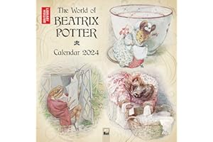 British Library: Beatrix Potter Wall Calendar 2024 (Art Calendar): Original Flame Tree Publishing-Kalender [Kalender]