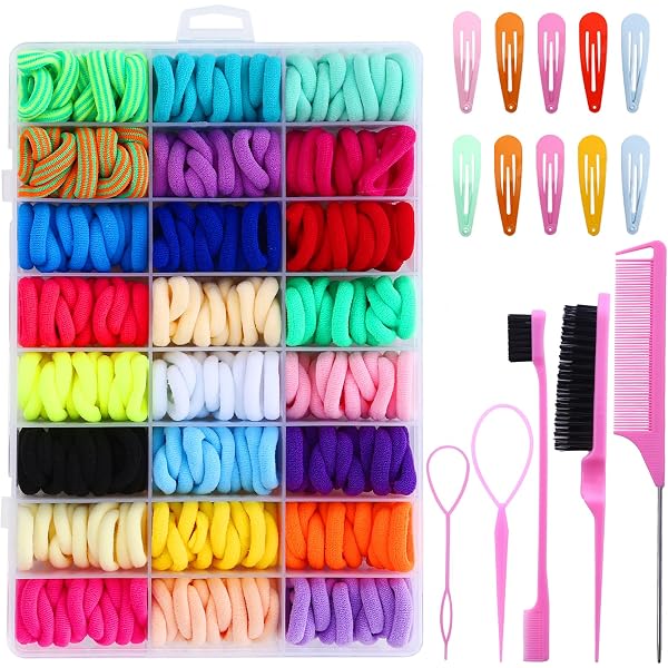 Kit De 56 Barrettes à Cheveux Pour Fille - Motifs Et Couleurs Bonbon - Pour Petites Filles, Enfants, Ados - 8