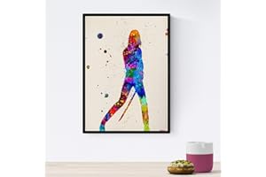 Nacnic Poster image Kill Bill. Watercolor design posters with celebrities, actors, musicians, and familiar characters. A4 size