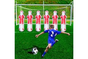 ZHUYNXIR Inflatable Soccer Dummy Goalkeepr Air Mannequin Free Kick Defender Wall Goalkeeper Defender Training for Children Adult