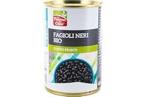 La Finestra Sul Cielo Fagioli Neri in Scatola Biologici - Perfetti per Piatti a Base di Fagioli - 400 g