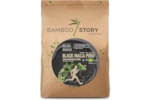 BAMBOO STORY | Maca NOIRE | Poudre | 100% Perou | Crue | Bio | Pure | 900g