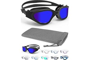 Winline Gafas de natación Antiniebla Protección UV Anti Leak visión Clara, Gafas natación polarizadas/sin-polarizadas para Hombres Mujeres Adultos y Adolescentes