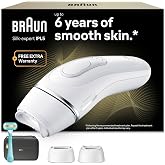 Braun Silk&middot;expert Pro 5 Pulsed Light Epilator, PL5234, White/Silver | IPL, Laser Hair Removal at Home, Permanent Hair Reducti