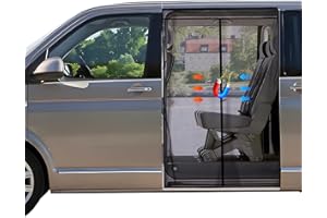 ‎ZATOOTO ZATOOTO Moskitonetz Magnetisch Kompatibel VW T5 T6 für Schiebetür, Fliegengitter Insektenschutz Sonnenschutz, Seitentür Schattennetz Camping