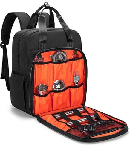 Kit Barista Portatile Eligara - 17 Pezzi, Borsa In Tela, Per Cocktail E Feste - Foto 10