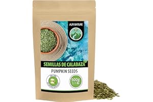 Alpi Nature Semillas de Calabaza 500g, Semillas de Calabaza Crudas Peladas