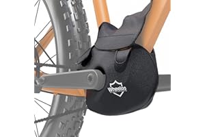 WHEELOO Ebike pokrowiec ochronny na silnik środkowy z neoprenu do poziomych silników, bagażników rowerowych, ochrona transportu, ochrona silnika jako osłona przeciwdeszczowa np. do Bosch, Brose,
