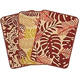 Saral Home Jute Printed Doormat Set of 3- (Multi, 40x60 cm)