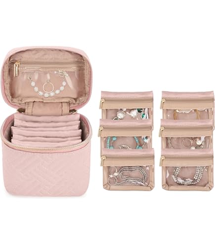 Portagioie Da Viaggio Vlando - Organizer Compatto Per Orecchini, Anelli E Collane - Foto 2