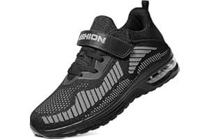 ASHION Baskets Garçon Respirant Enfant Chaussures de Sports en Salle Fille Low Top Sneakers