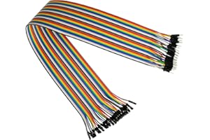 kabelmeister - Jumper Wire/Drahtbrücken-Kabel - Stecker an Buchse (Male to Female) - 40cm - 40-Pin trennbare Adern für Arduino, Raspberry Pi, Banana Pi, Breadboad, Steckboard etc.