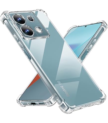 FLLAO Cover E Vetro Per Xiaomi Redmi Note 13 5G – Custodia Trasparente TPU Antiurto Con Airbag Angolari + 2 Pellicole In Vetro Temperato 9H