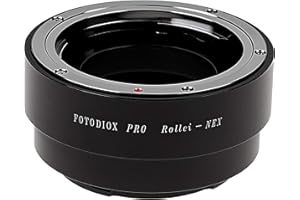 Fotodiox Pro Lens Mount Adapter Compatible with Rollei (QBM) 35mm Film Lenses on Sony E-Mount Cameras