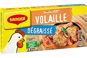 Maggi Bouillon KUB Volaille Dégraissé 12 Tablettes 120 g