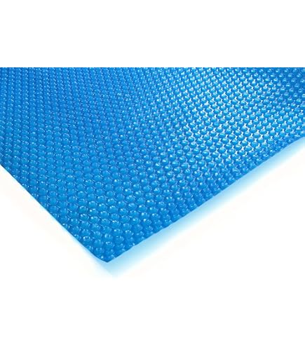 SPIRATO Solarfolie Für Pool – Blaue Noppenfolie 6x4 Meter – Hält Den Pool Sauber & Wärmt Das Wasser