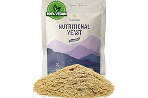 Twinbergs Non-Fortified Nutritional Yeast Flakes 800g, Vegan Nooch, High in Protein with All 9 Essential Amino Acids, Source of B-Vitamins, Ideal for Silken Tofu Sauces, Cheesy Pasta, Baked Potatoes