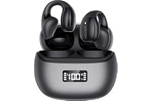 Relxhome Open Ear Kopfhörer, Open Ear Kopfhörer Bluetooth 5.3, IPX5 Wasserdicht, 50 Stunden Spielzei