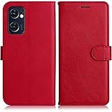 DENDICO Cover per OPPO Find X5 Lite 5G, Premium Portafoglio PU Custodia in PU Pelle, Flip Libro TPU Bumper Caso per OPPO Find